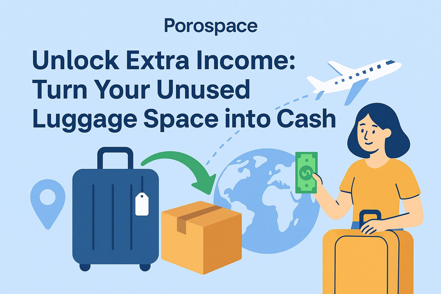 ✈️ Unlock Extra Income: Turn Your Unused Luggage Space into Cash